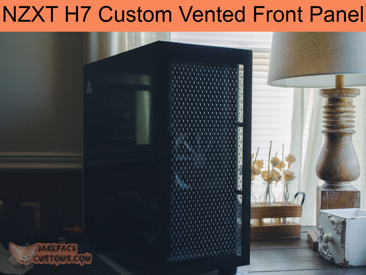 NZXT H7 Custom Vented Front Panel Works with all models! - JakefaceCustoms