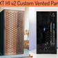 NZXT H1 v2 (2022) Custom Vented Front or Back Panel