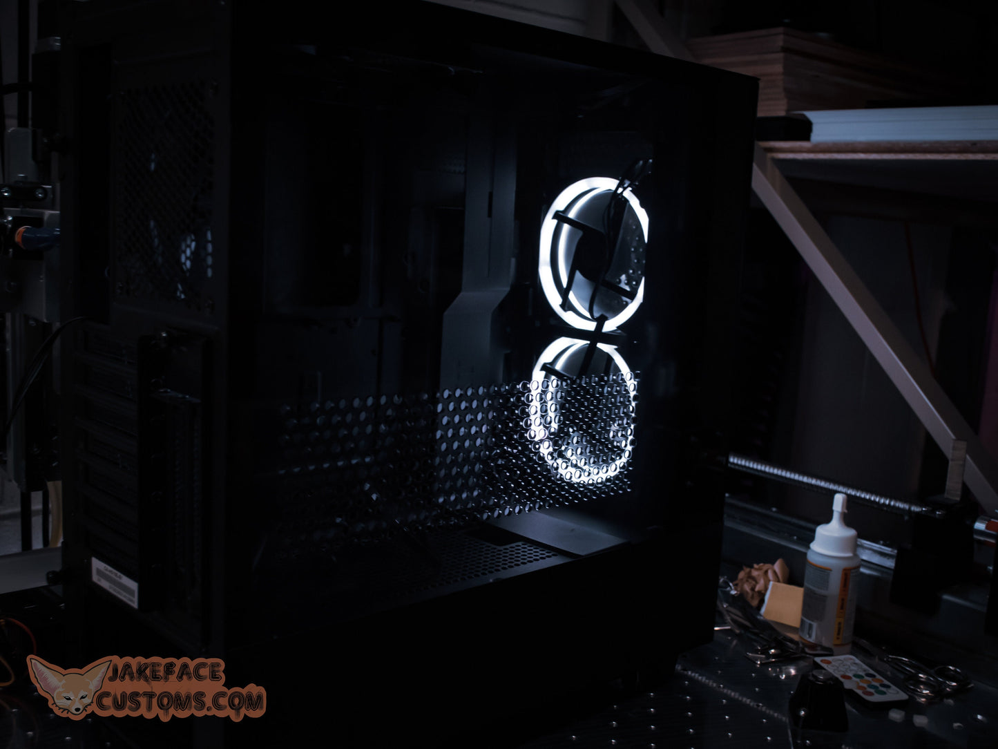 NZXT H510, H510i, Elite, Flow Custom Vented Side Panel - JakefaceCustoms