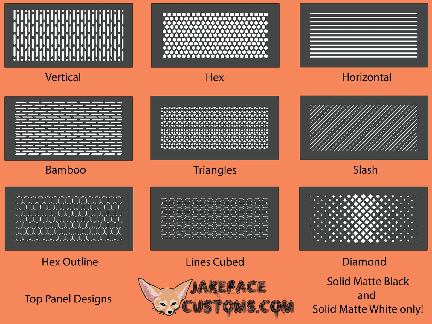 Lian Li Q58 Custom Vented Top Panel - JakefaceCustoms