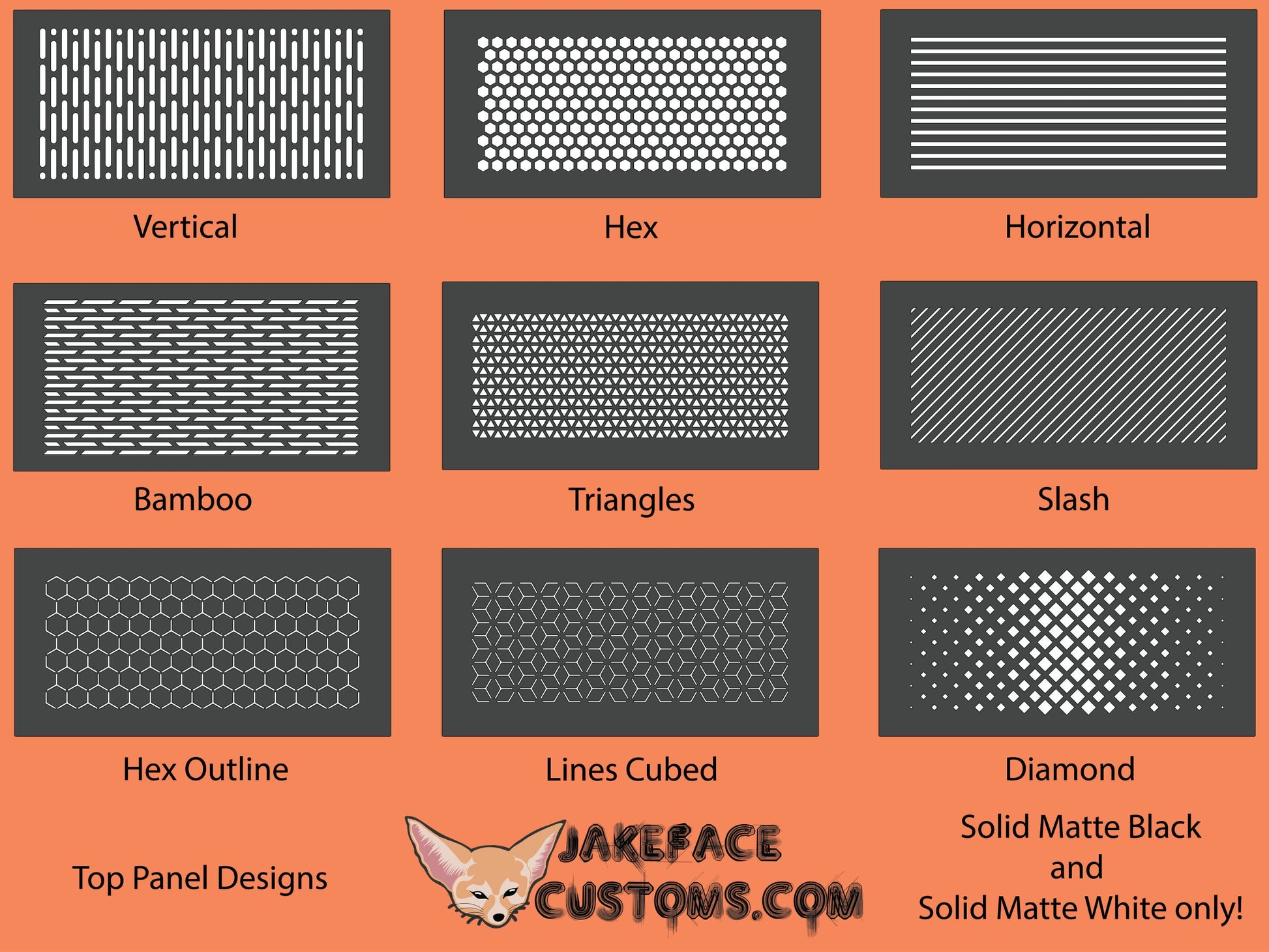 Lian Li Q58 Custom Vented Top Panel - JakefaceCustoms