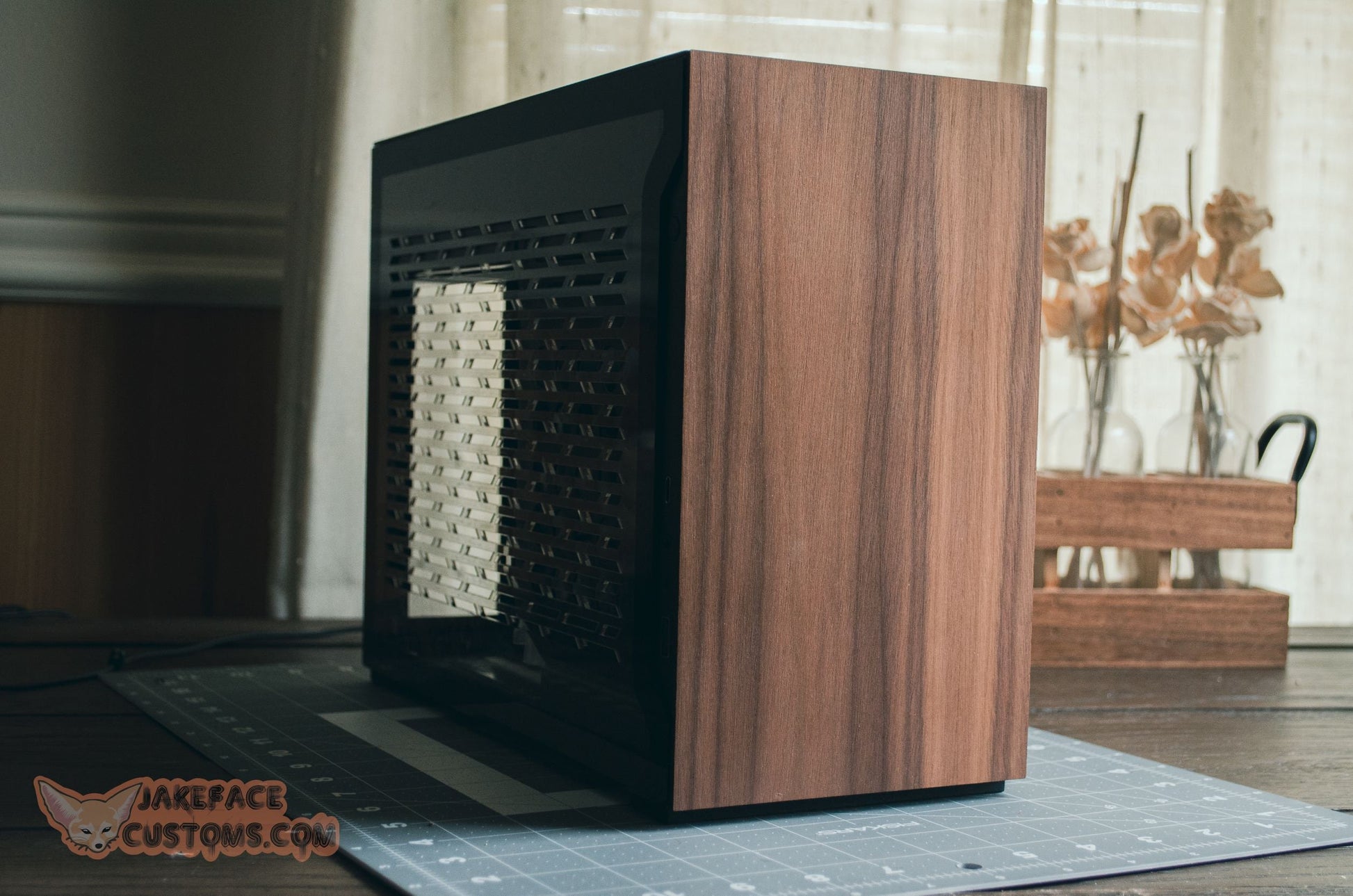 Lian Li A4H2O Wood Custom Front Panel - JakefaceCustoms