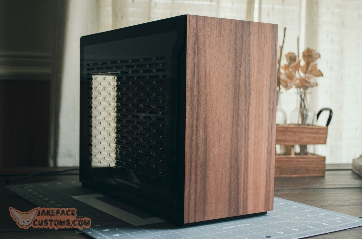 Lian Li A4H2O Wood Custom Front Panel - JakefaceCustoms