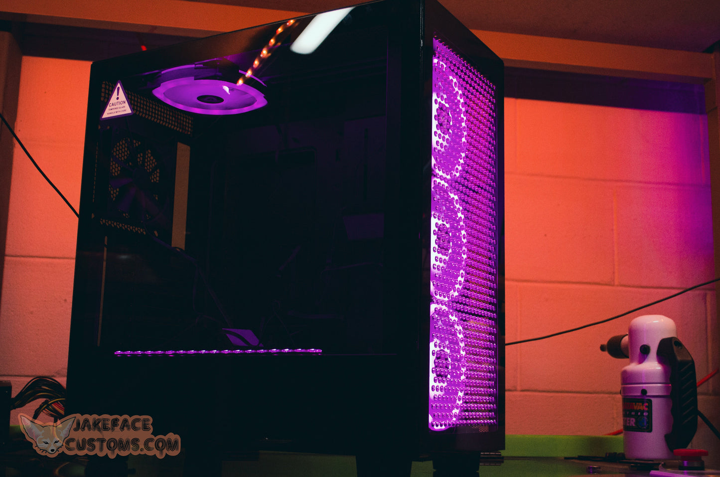 NZXT H7 Custom Vented Front Panel  Works with all models! - JakefaceCustoms