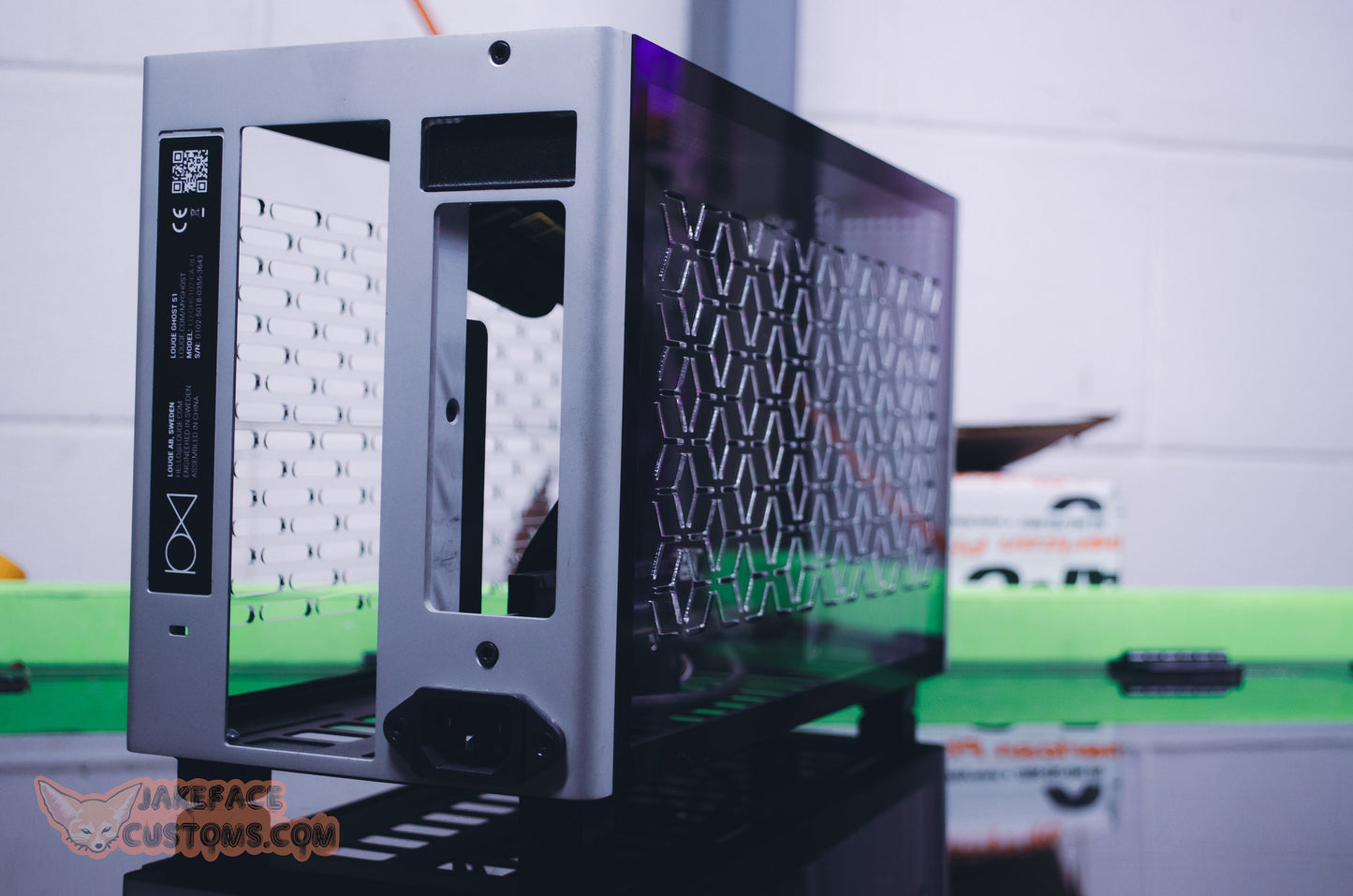 Louqe Ghost S1 Custom Vented Side Panel - JakefaceCustoms