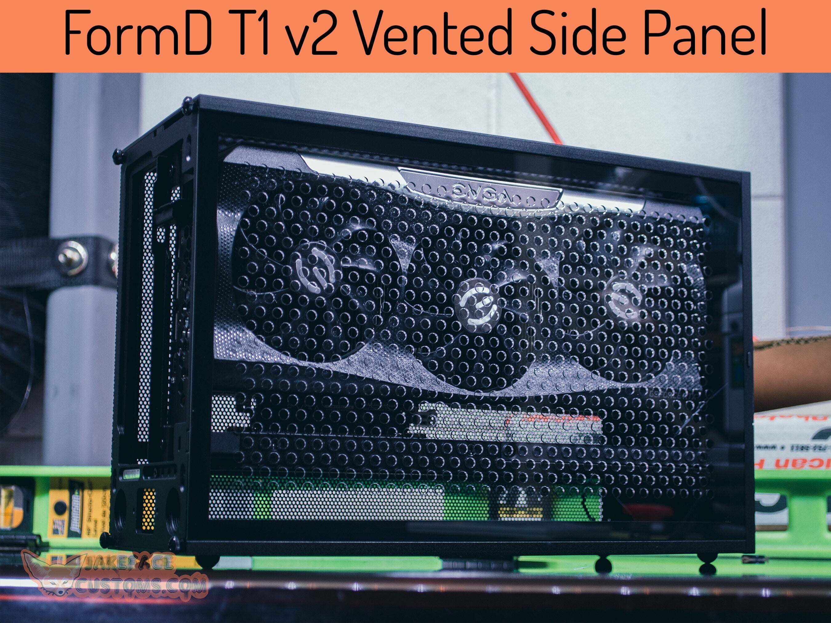 FormD T1 v2.0 - v2.5 and Ncase T1 v2.5 Custom Vented Side Panel ...